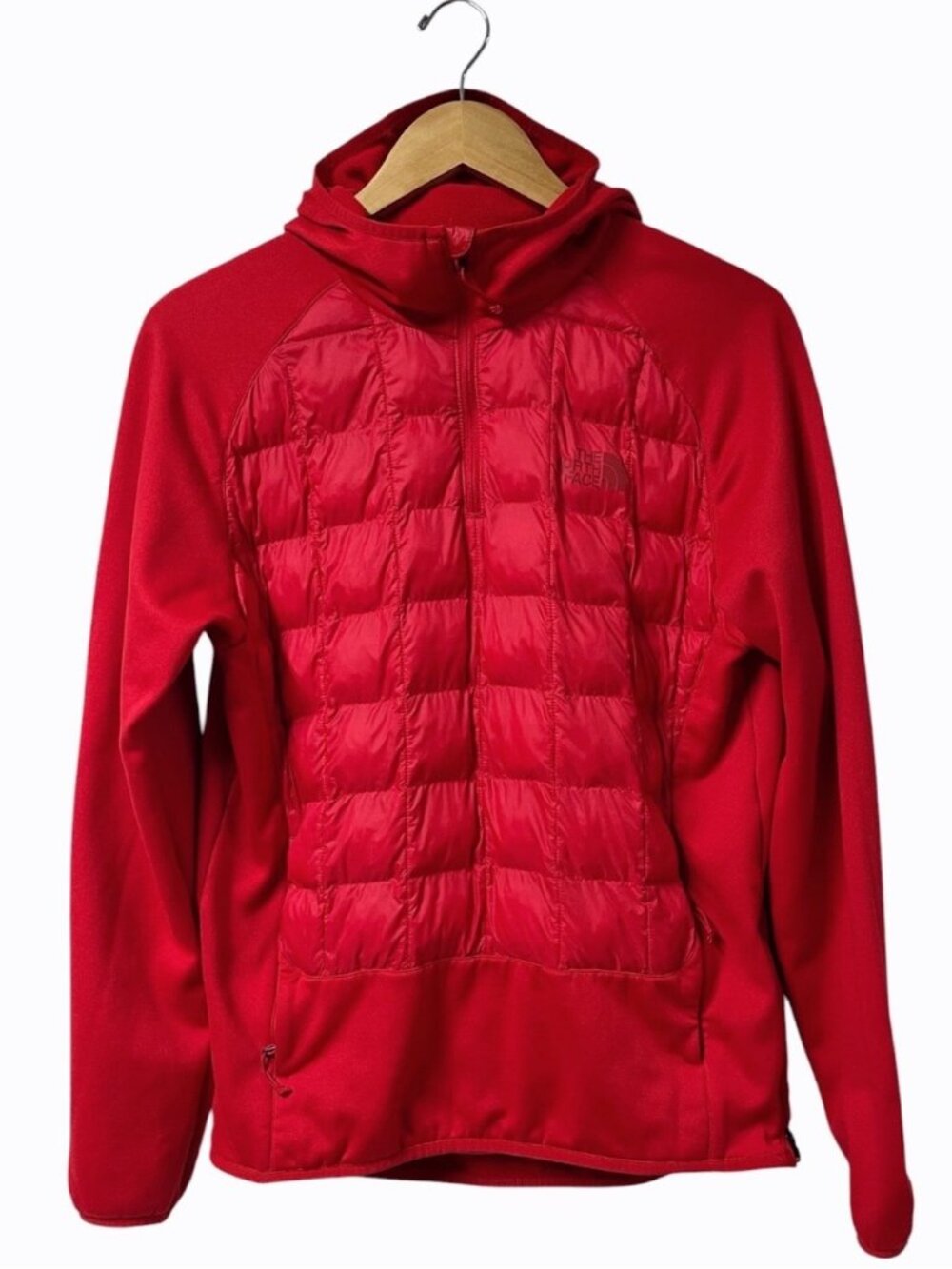The North Face Men’s Thermoball Eco Red Quilted Hybrid Jacket Slim Fit